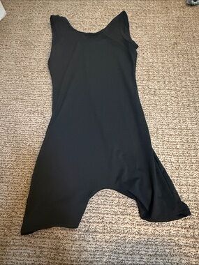 Athletic Works Black Sleeveless Kids One-Piece